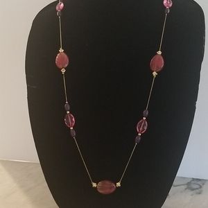 Pink and Gold Necklace